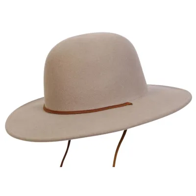 Cheyenne Beige Wool Felt Wide-Brim Hat - Traclet Reference: 24545| Traclet Hat Shop