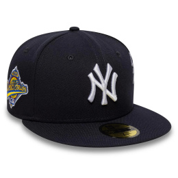 Navy Cotton Poly Kanji Snapback Cap - New Era