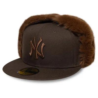 Casquette Snapback Yankees Dogear Coton Marron - New Era