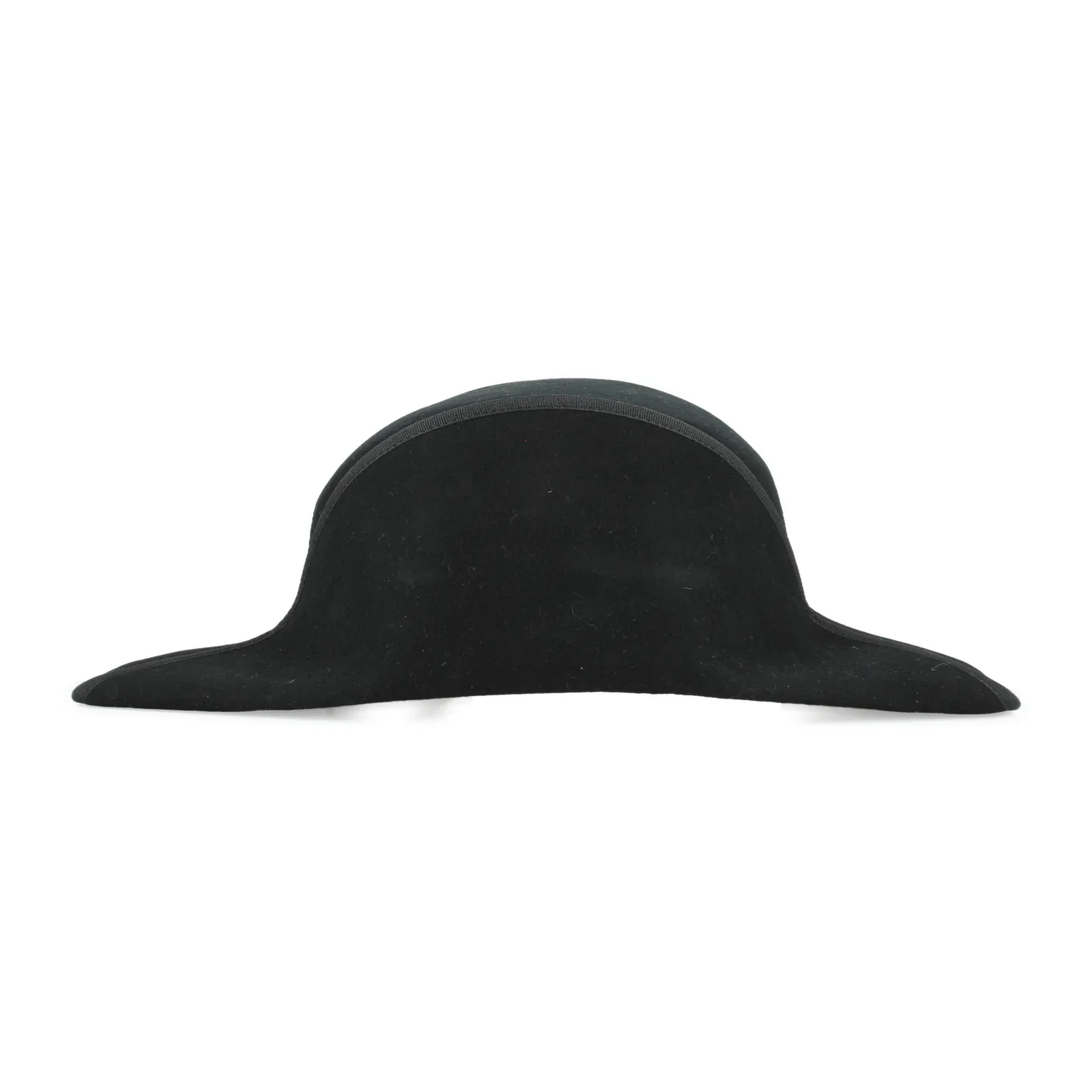 Black Wool Felt Bicorn - Traclet Reference: 17857 | Traclet Hatmakers
