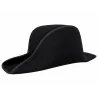 Black Wool Felt Bicorn - Traclet