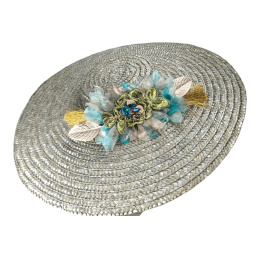 Chapeau Provençal Pamela Paille Grise - Traclet