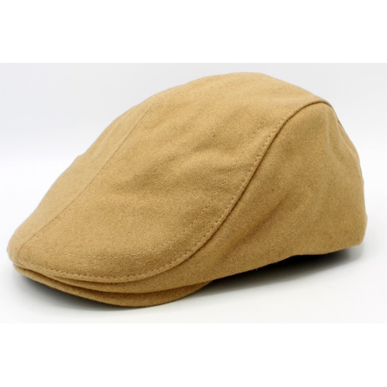 Siena Camel Flat Cap – Traclet