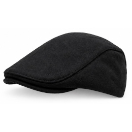 Siena Black Flat Cap – Traclet