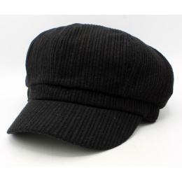 Bristol Velvet Newsboy Cap - Traclet