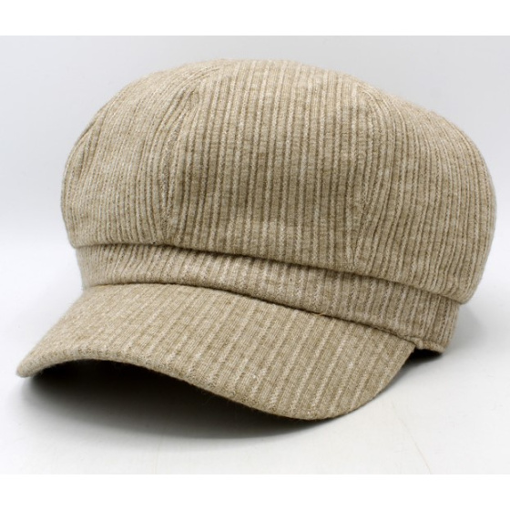Bristol Velvet Newsboy Cap - Traclet