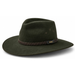 Traveller Tablelands Khaki Fur Felt Hat - Akubra