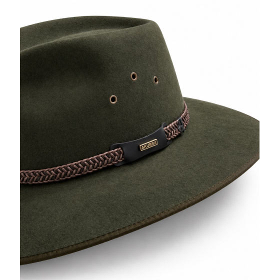 Traveller Tablelands Khaki Fur Felt Hat - Akubra