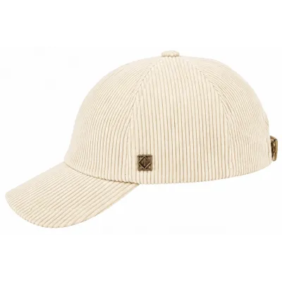 Casquette Baseball Alizé Velours Côtelé Crème - Traclet