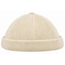 Bonnet Docker Malo Velours Côtelé Crème – Traclet