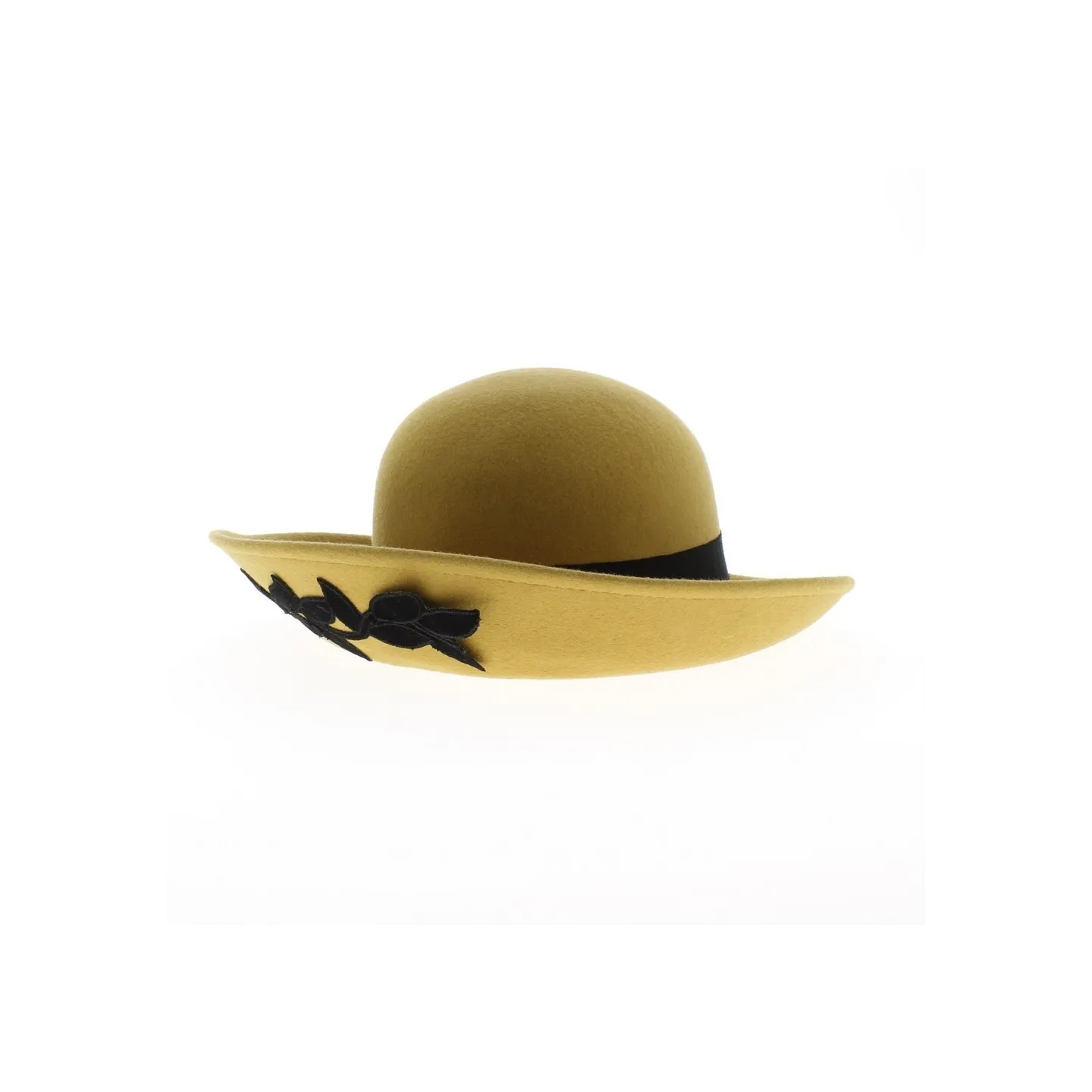 Capeline feutre beige
