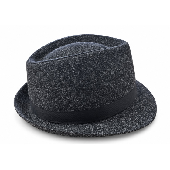 Chapeau Trilby Rock Laine Anthracite - Panizza