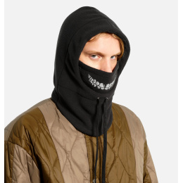 Black Fleece Hooded Neck Warmer - Kangol