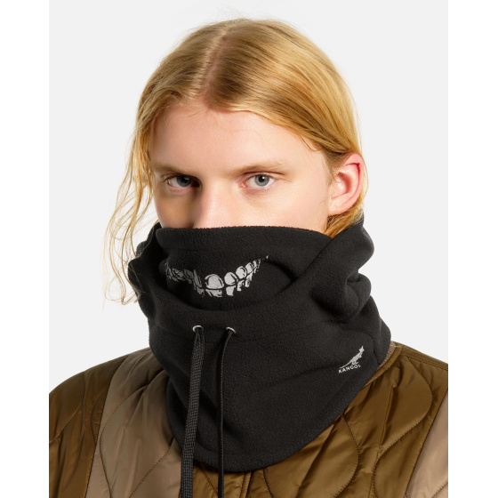 Snood Fleece Tour De Cou Capuche Noir - Kangol