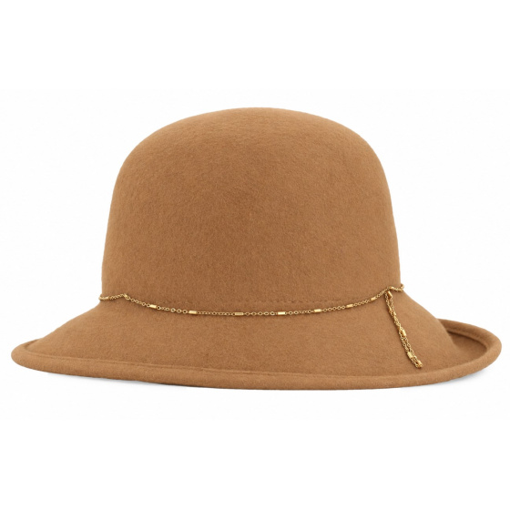 Chapeau Cloche Cabernet Feutre Large Bord - Traclet