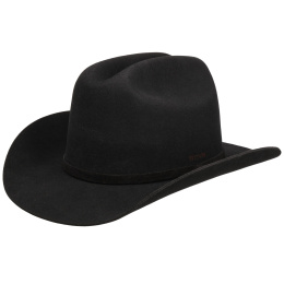 Bangs Black Woolfelt Western Hat - Stetson
