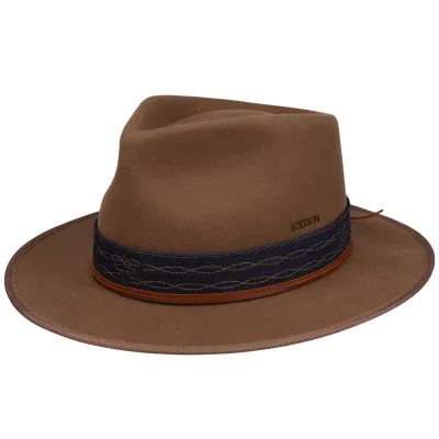 Chapeau Fedora Benver Outdoor Woolfelt Cognac - Stetson