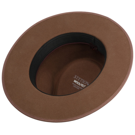 Benver Outdoor Woolfelt Cognac Fedora Hat - Stetson