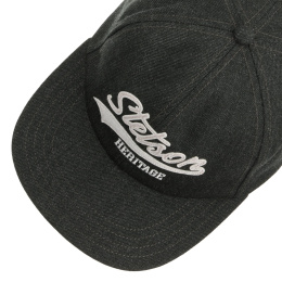 Casquette Baseball Script Heritage Coton Anthracite - Stetson