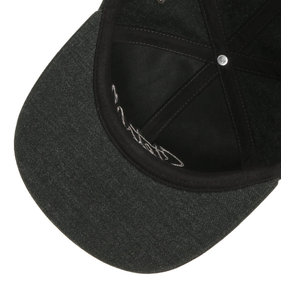 copy of Black Cotton Lettering Baseball Cap - Stetson