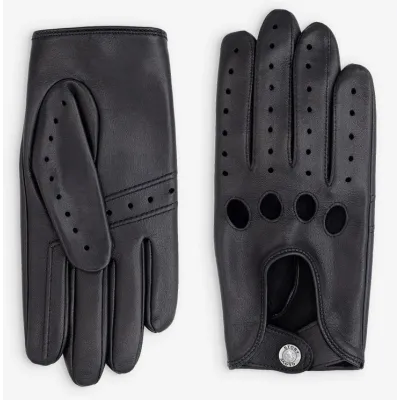 Gants de Conduite Cuir d'Agneau Noir - Glove story
