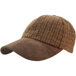 Brown Glen Tweed Baseball Cap – Traclet
