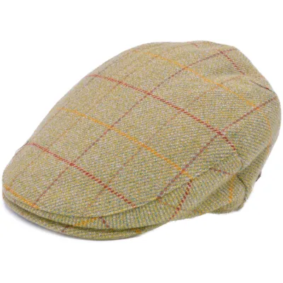 Overcheck Wool Flat Cap - Traclet, Reference: 24626| Chapellerie Traclet