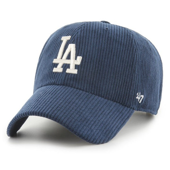 47 LA Dodgers Navy Blue Corduroy Cap