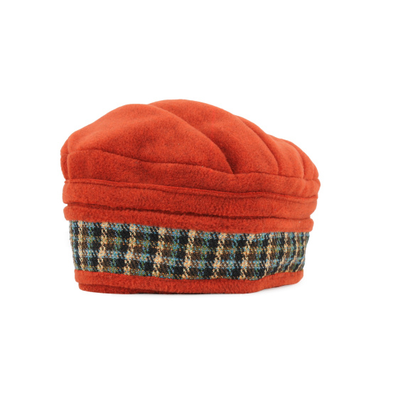 Toque polaire tweed - made in france