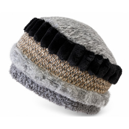 Women's Upcycled Gray Fleece Toque - Traclet