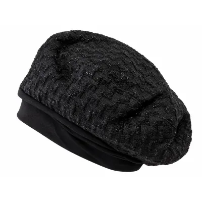 Women's Vendome Black Beret - Traclet