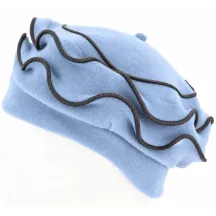 Women's Polar Fleece Beret Jaipur Sky Blue - Traclet Reference: 13433| Traclet Hat Shop