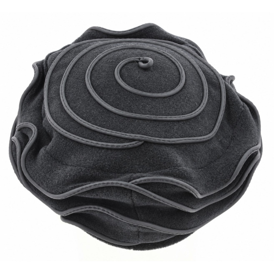 Beret Polaire Femme Jaipur Anthracite Made in France - Traclet