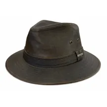 Chapeau Traveller Auckland Vintage Noir - Traclet Chapellerie Traclet Ref 24606
