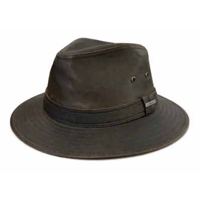 Chapeau Traveller Auckland Vintage Noir - Traclet Chapellerie Traclet Ref 24606