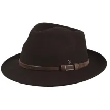 Traveller Langres Crushable Felt Hat Brown - Flechet Reference: 22367| Traclet Hat Shop