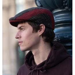 Casquette Plate Foresta Harris Tweed Laine - Traclet