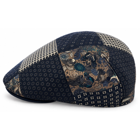 Casquette Bombée Patchwork Bohème Laine - Traclet
