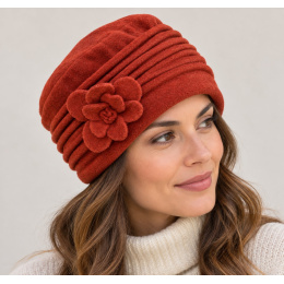 Juliette Flower Polar Beanie - Traclet