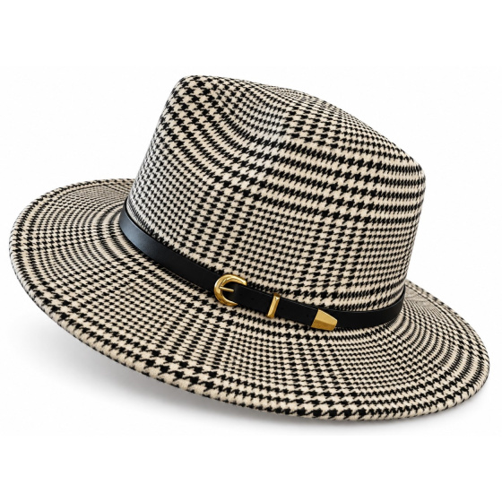 Windsor Black & White Wool Fedora Hat – Traclet