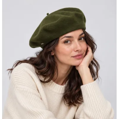 Béret L'Authentique Kaki - Laulhère