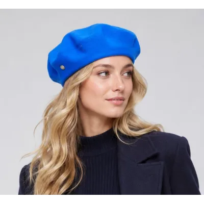 Béret L'Authentique Bleu Barbeau - Laulhère Reference : 24697| Chapellerie Traclet