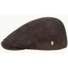Bartolini Flat Cap Black Leather - Traclet Reference: 12574 | Traclet Hat Shop
