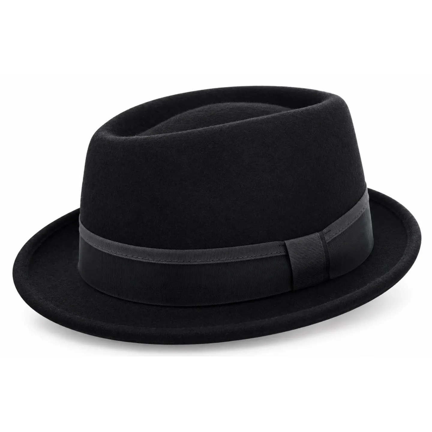 Chapeau Porkpie Kensington Feutre Noir – Traclet  Reference : 24720| Chapellerie Traclet