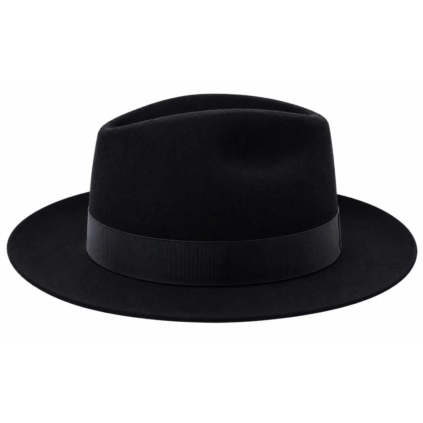 Chapeau Fedora Bolgheri Feutre poil Noir - Traclet  réf 24721 chapellerie traclert