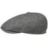 Casquette Brooklin Édimbourg Herringbone Grise – Stetson Reference : 24723| Chapellerie Traclet