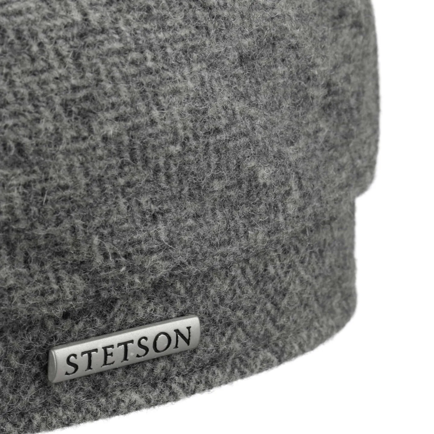 Stetson Hatteras Belfast Herringbone Wool Cap Reference: 19133 | Traclet Hat Shop
