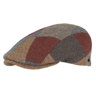 Casquette Belfaci Patchwork Laine Vierge - Fléchet | Style Authentique Casquette Belfaci Patchwork Laine Vierge - Fléchet réf 22