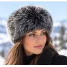 Tennessee Faux Fur White & Black Beanie - Traclet Reference: 10024 | Traclet Hat Shop