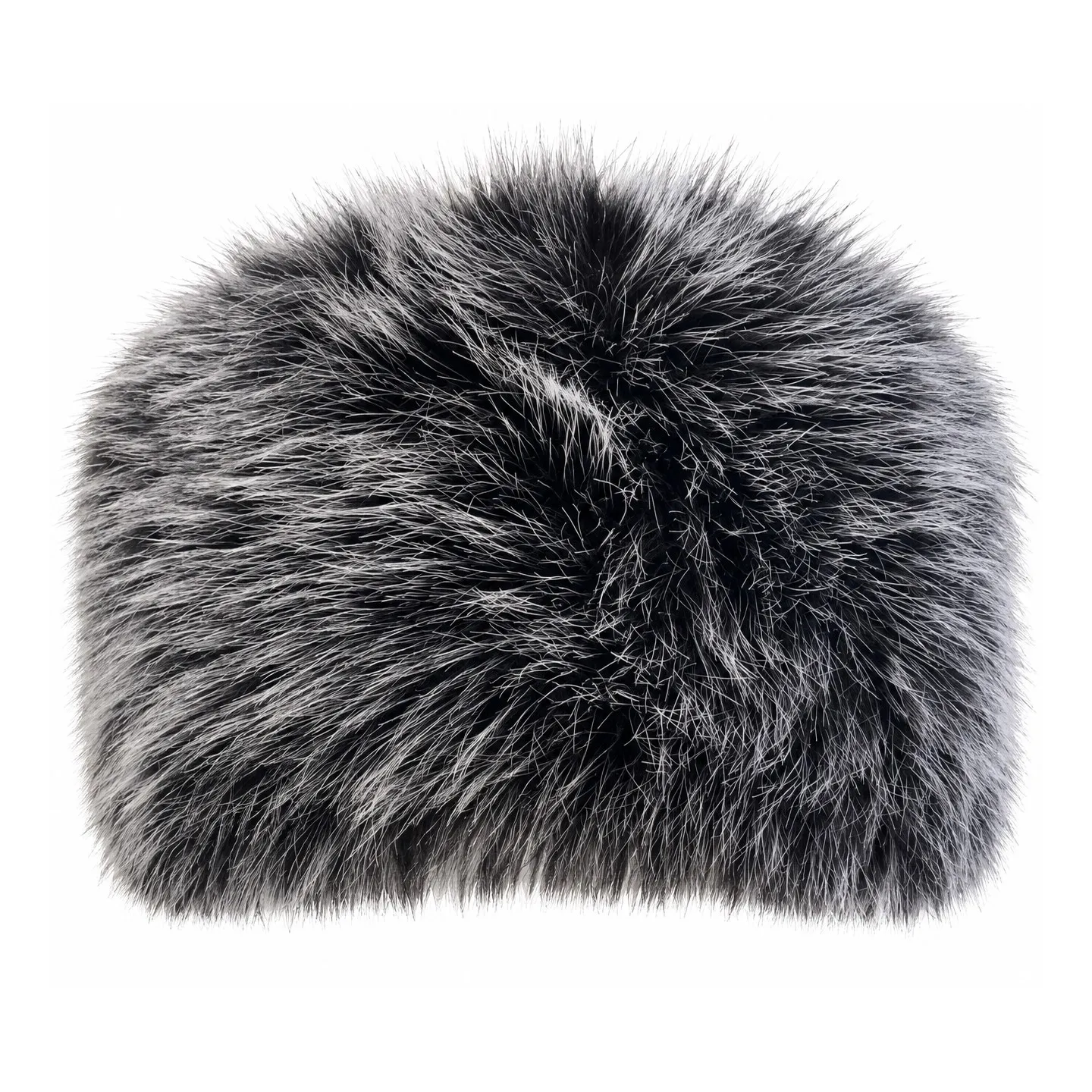Tennessee Faux Fur White & Black Beanie - Traclet Reference: 10024 | Traclet Hat Shop